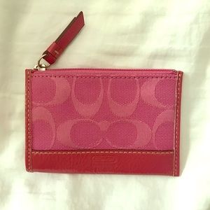 Coach mini wallet